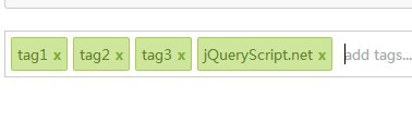 jQuery taggr